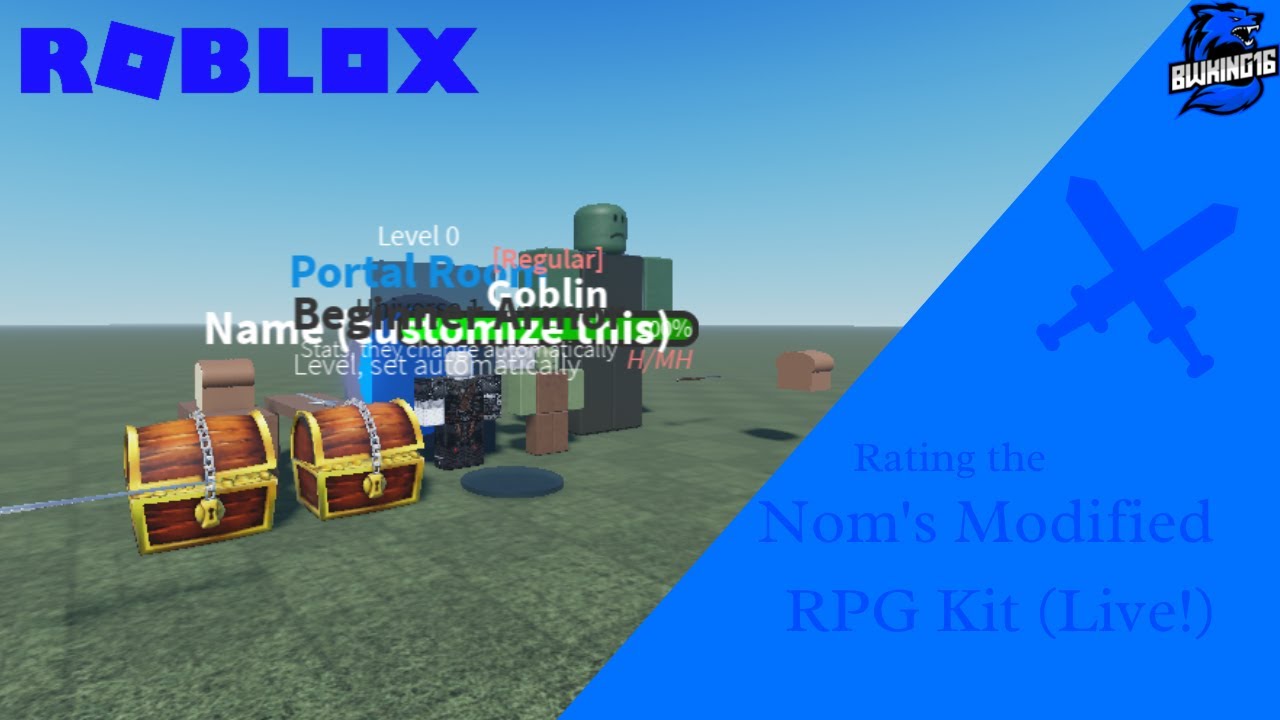 Making a Roblox RPG from Scratch (with Nom's RPG Kit) (Roblox Studio
