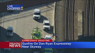Shots fired on outbound Dan Ryan near Chicago Skyway