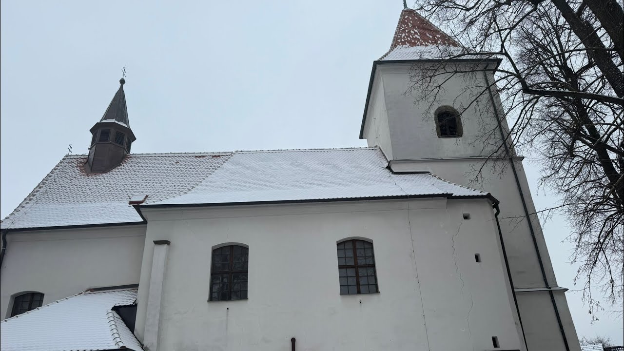Drásov (CZ) Kostel Povýšení sv. Kříže - odpolední zvonění 