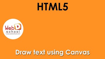 Draw text using canvas | Web D School | Best Institute in Chennai