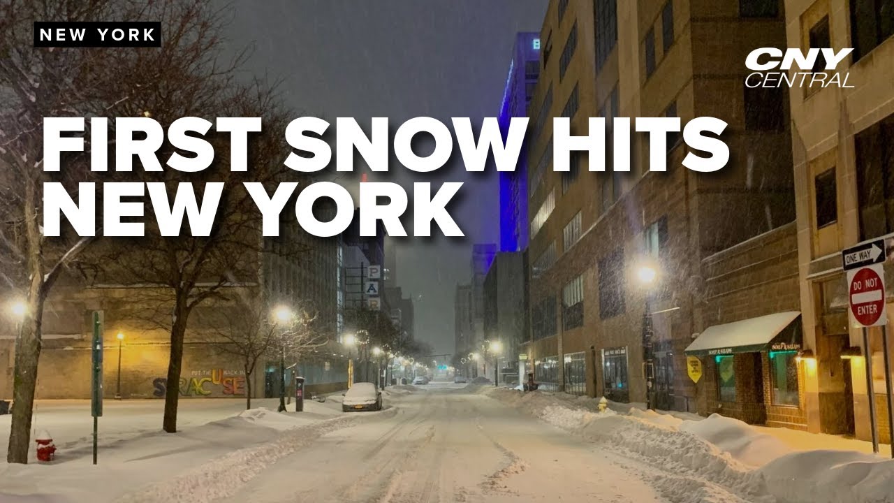 FIRST SNOWFALL OF THE SEASON: Residents prepare after salt shortage last year