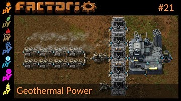Geothermal Power | Part 21 | Factorio PyAE | Pyanodons Alternative Energy