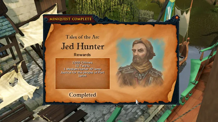 Arc islands - Jed Hunter miniquest walkthrough