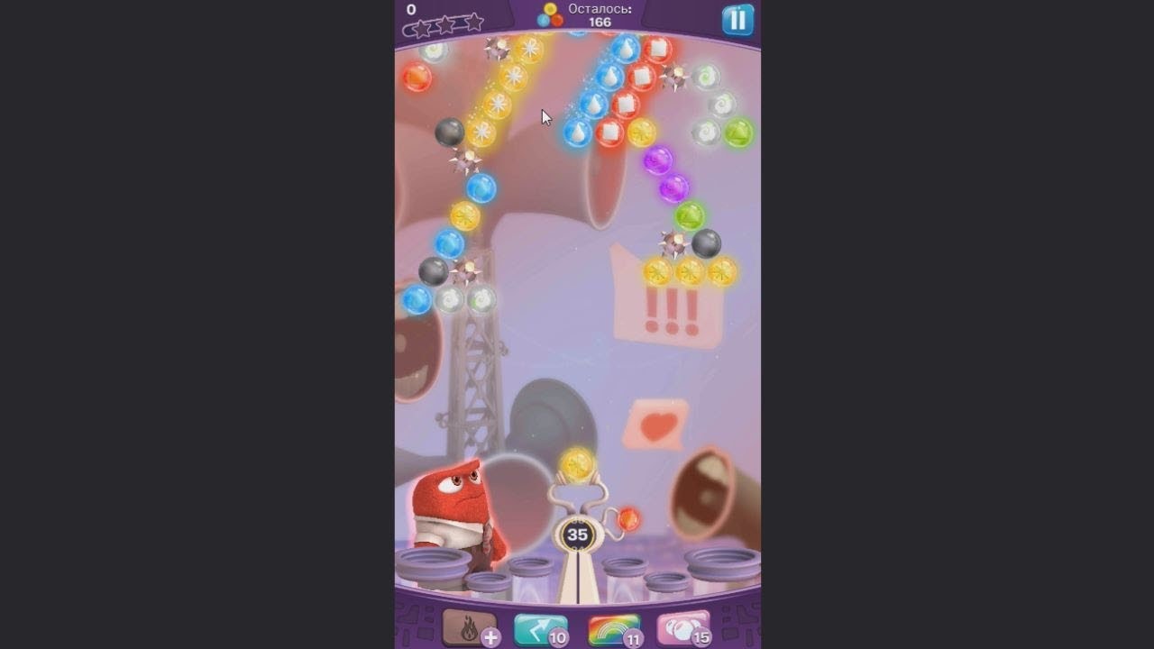 Головоломка, шарики за ролики.  643 уровень.