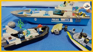 Полицейские игрушки LEGO преследуют злодея, сбежавшего с острова-тюрьмы