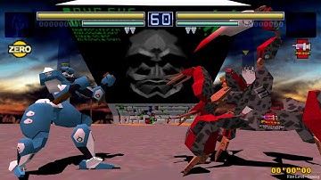 Zero Divide - HD PS1 Gameplay - DuckStation