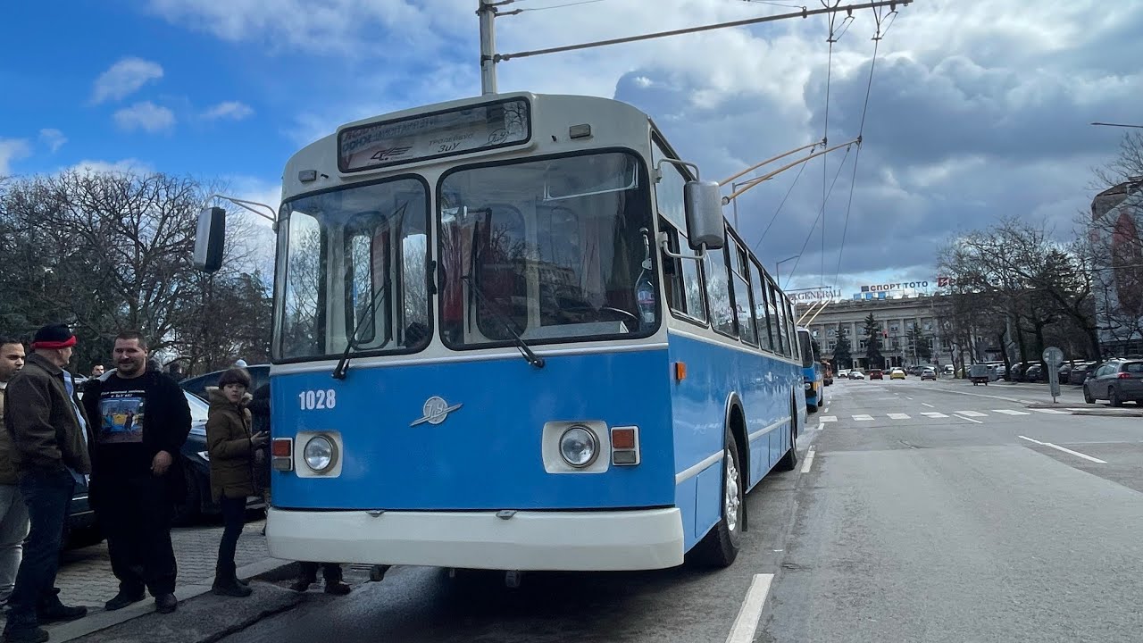 Ride on ZiU-9 for 85 years trolleybuses in Sofia 