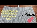 ✂️Como Pegar CIERRE BÁSICO en una Falda✂️ en 3 PASOS.