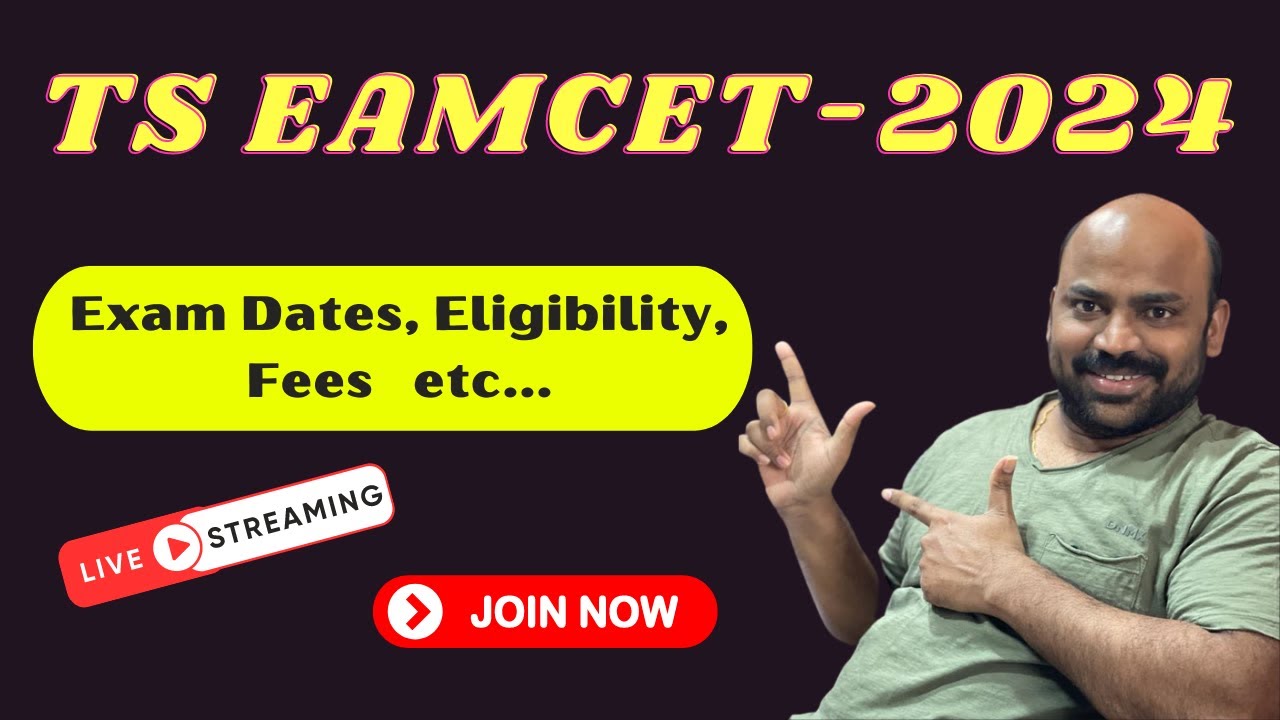 TS EAMCET EXAM DATES RELEASED - YouTube