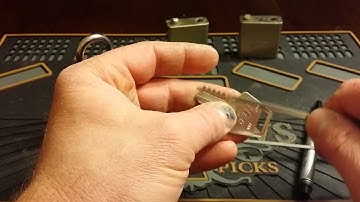Homemade comb pick bypass tool for pin tumbler lock American 1100 5200