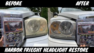 Restoring The Headlights With Harbor Freight Youtube Restoring The Headlights With Harbor Freight Youtube