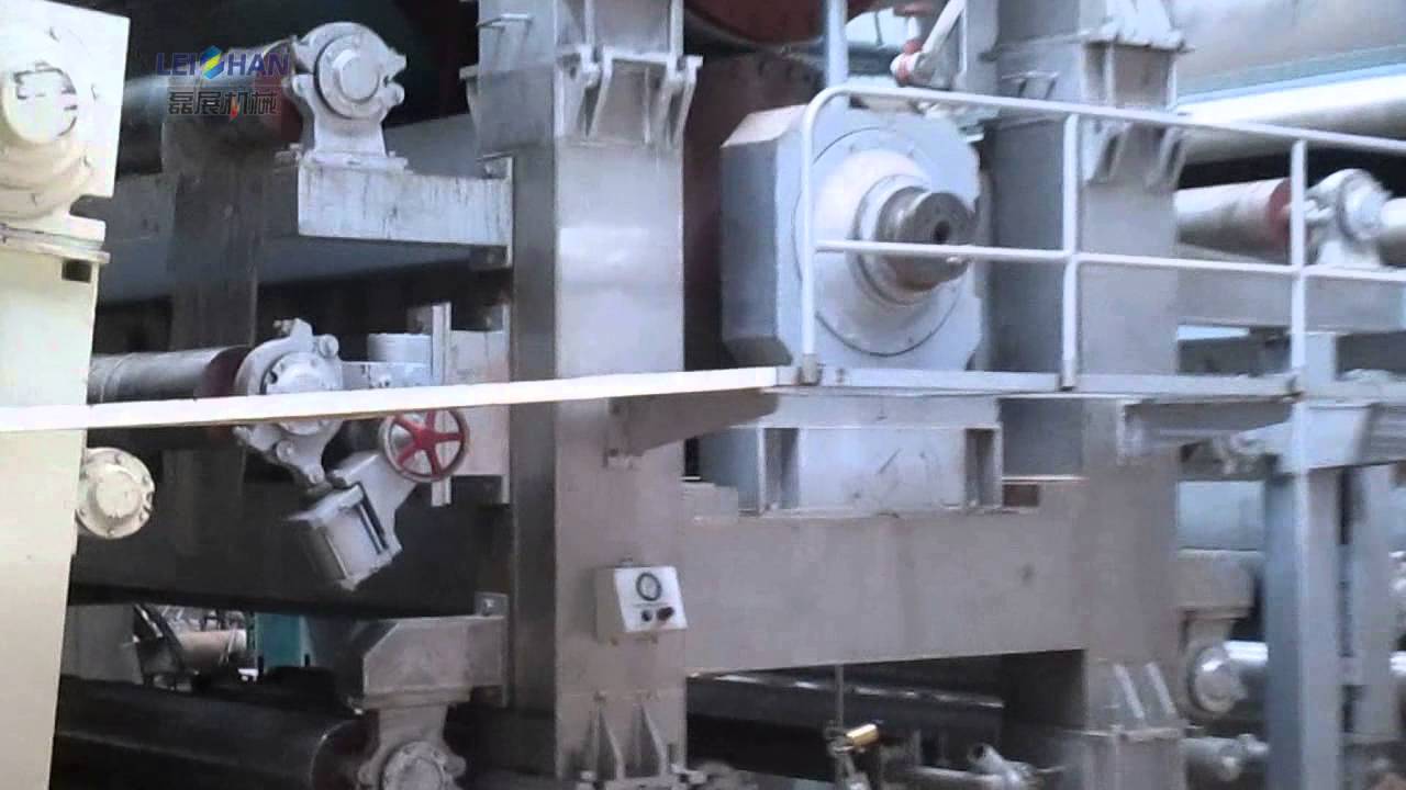 Kraft Corrugated Fluting, Testliner Paper Making Machine Working Site ...