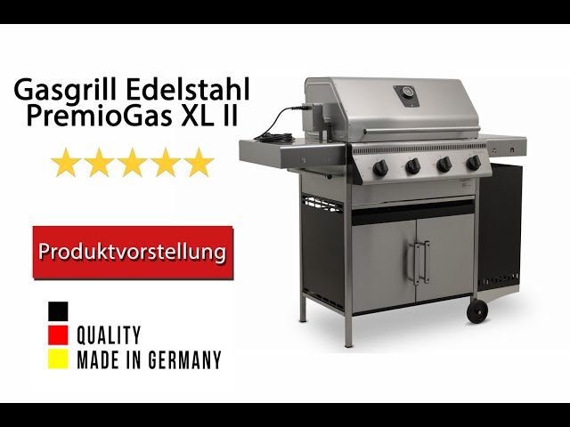 Produktvorstellung vom #Gasgrill Edelstahl PremioGas XL II - 🔥 Schickling  Grill 🔥 