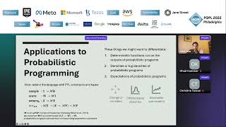 Celebrity [LAFI'22] Towards Denotational Semantics of AD for Higher-Order, Recursive, Probabilistic Profile
