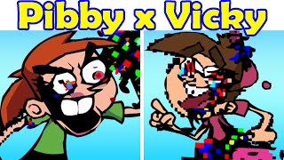 Friday Night Funkin' VS Pibby Vicky \& Timmy Week (Wish Come True\/FNF Mod\/Come and learn with Pibby!)