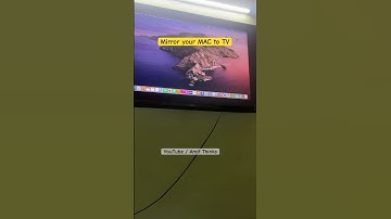 How to Mirror your MAC to TV Wirelessly in seconds(2025) #shorts #mirrortv #smarttv #amitthinks