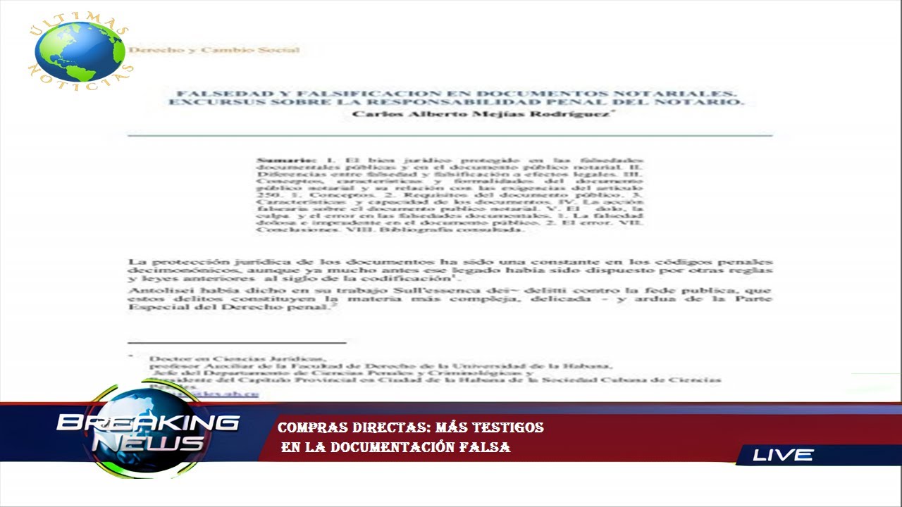 Compras directas: más testigos  en la documentación falsa