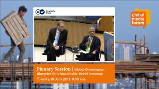 Plenary Session   Global Governance: Blueprint for a Sustainable World Economy