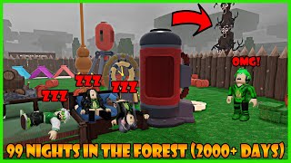 Aku Menyelesaikan Tantangan 2000 Hari Di Dalam Hutan Creepy - Roblox 99 Night In The Forest