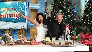 Padma Lakshmi Shakes It Up with Ellen