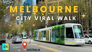 A Day Out Walk In Melbourne Australia 4K |Melbourne walk 4K