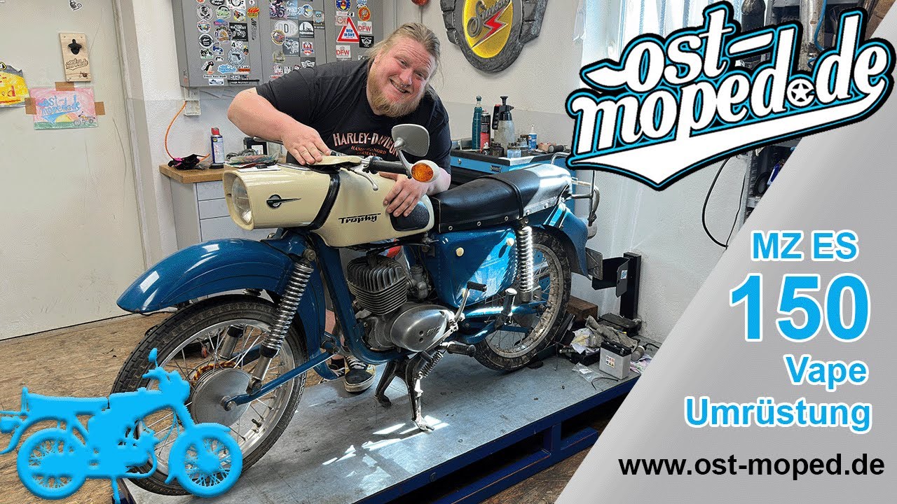 MZ ES 150 | Umrüstung auf VAPE für Onkel Bernd | ost-moped.de