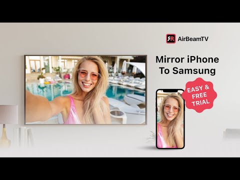 How To Screen Mirror Iphone To Samsung Tv | Ios | Airbeamtv