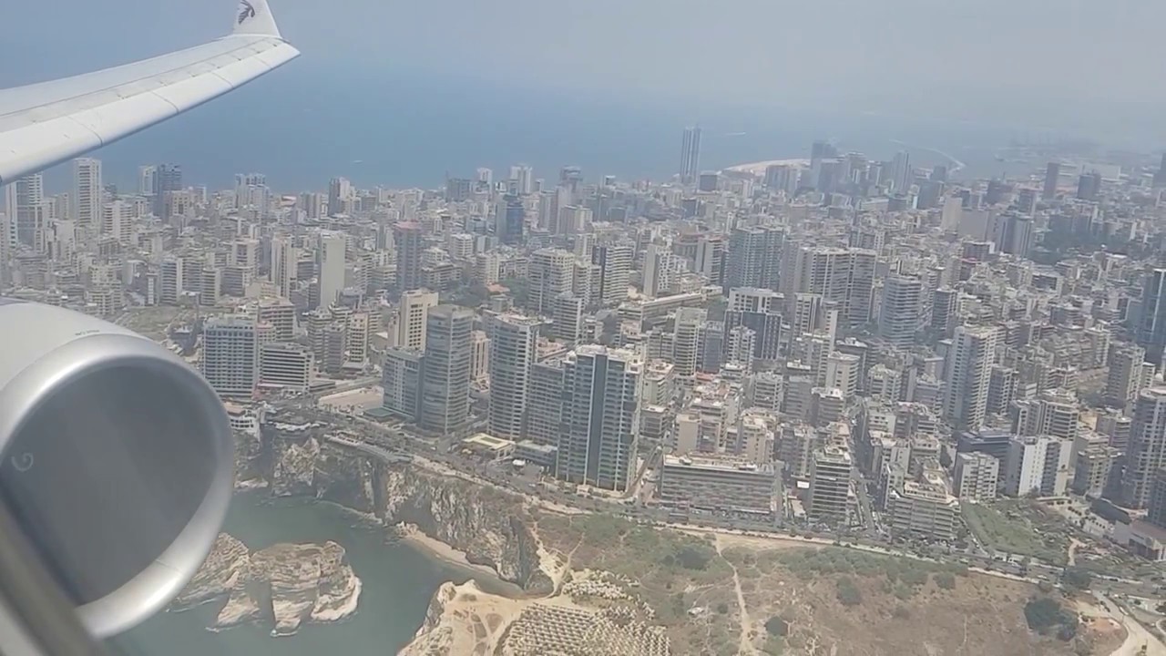 Landing and taxi - Beirut - Qatar Airways - A330-300