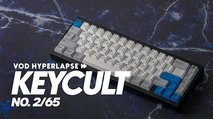 Keycult no. 2/65 w/ GMK Mandalorian Keycaps Build Vod + Sound Test