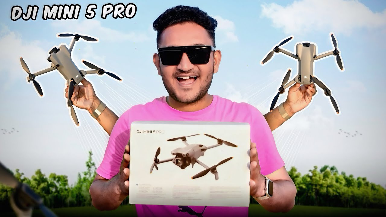 🚁 DJI Mini 5 Pro Unboxing & First Look 😱 | Best Drone 2025! - YouTube