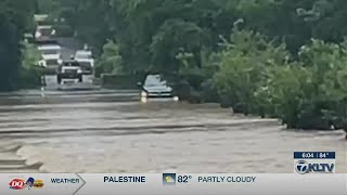 Driver rescued from flooded area in Rusk County