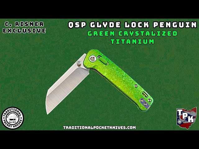QSP: Exclusive Penguin Glyde Lock - Green Crystalized Titanium