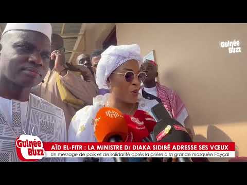 #Diaka Sidibé, sent his warmest wishes to the Muslim community of Guinea