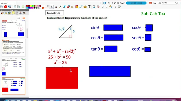 7.1 notes (part 1): Basics of Trig