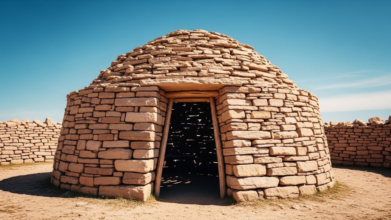 AI-Generated | Primitive Cavemen Build a Hidden Stone Shelter in the ...