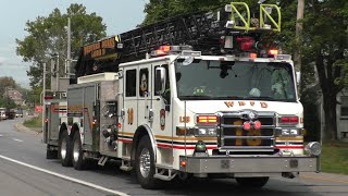 Western Berks Fire Department Ladder 18 Responding 9/16/20