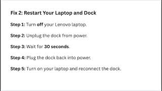 How to Fix Lenovo Thunderbolt 4 Docking Station Not Working – USB C, Display & Power Troubleshooting