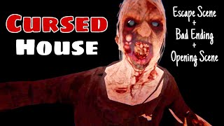 Cursed House - Escape Ending + Bad Ending + Opening Scene screenshot 2