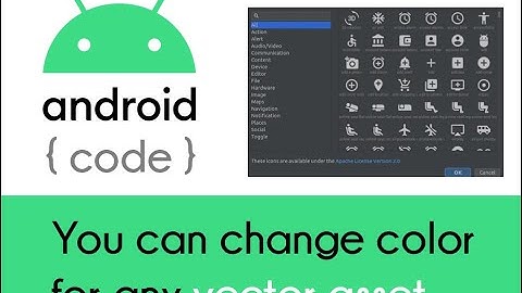 Vector Asset Icon Color change in Android Studio