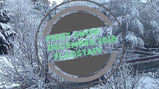First Snow in Flagstaff- December 2018