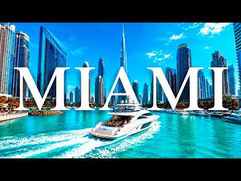 MIAMI 8K Drone Footage | Luxury Yachts, South Beach & Billionaire Lifestyle