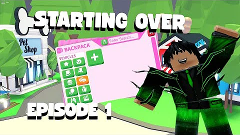 Starting Over In Adopt Me Episode 1! Poor to Rich Challenge | Roblox Adopt Me