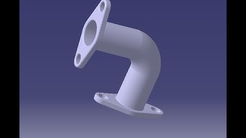CATIA V5 Beginner tutorial: Learn to design Elbow Pipe using Catia V5