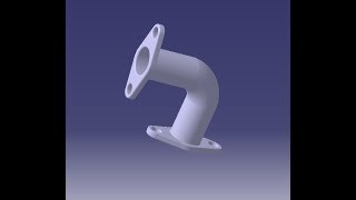 CATIA V5 Beginner tutorial: Learn to design Elbow Pipe using Catia V5