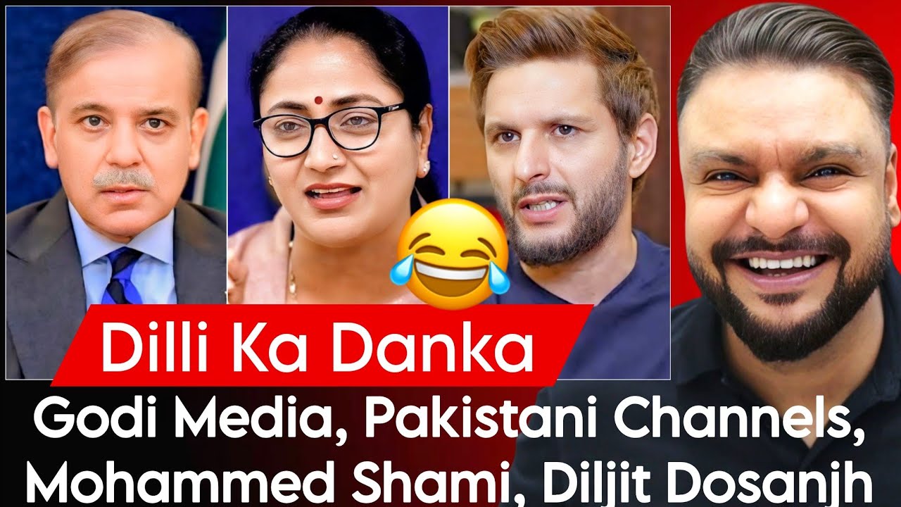 Godi Media | Pakistani Channels | Mohammed Shami | Diljit Dosanjh | Mr Reaction Wala