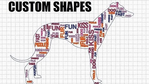Word Art in Stitches - Custom Bubble Text Shape