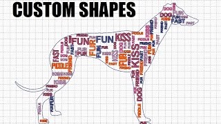 Word Art in Stitches - Custom Bubble Text Shape