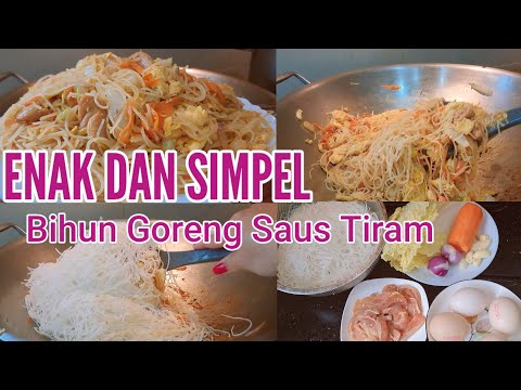 SUWER RASANYA BIKIN NAGIH‼️Resep Bihun Goreng Saus Tiram Sederhana, Lezatnya Bikin Nagih