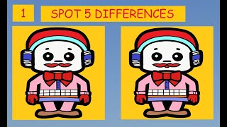 SPOT THE DIFFERENCE |  CARTOON | JAPANESE PUZZLE | 100 SECOND PUZZLE | #141