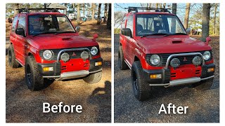 Installing a 1.5' lift on a 1995 Mitsubishi Pajero Mini by Joseph Carlson 3,560 views 1 year ago 7 minutes, 46 seconds